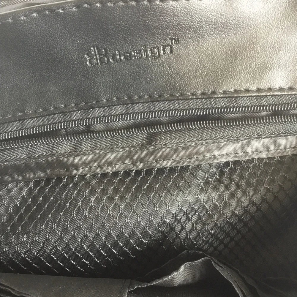 Black Leather Crossbody Bag